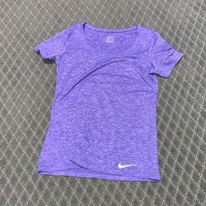 Purple athletic top